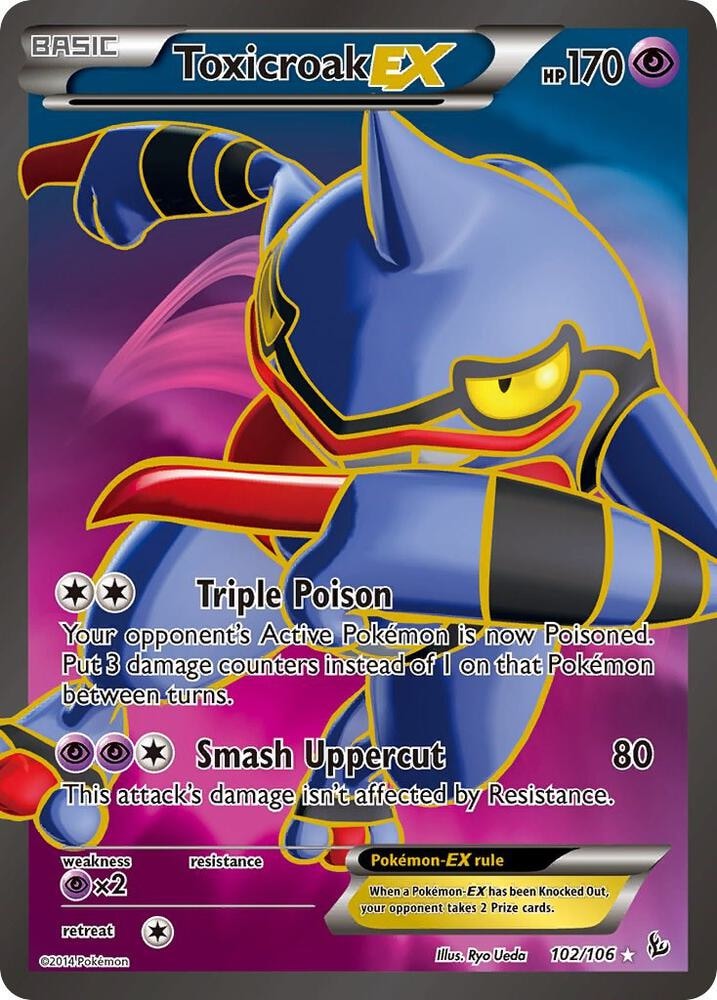 Toxicroak EX 102 Full Art
