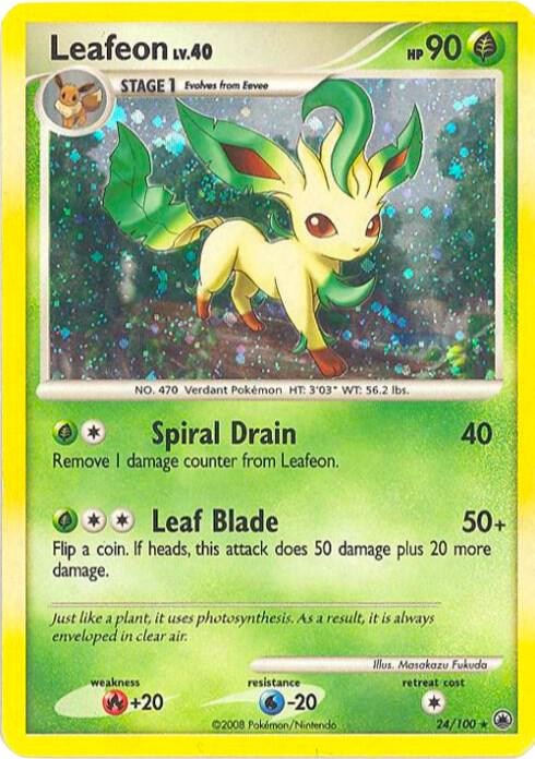 Leafeon 24 100 DP Majestic Dawn