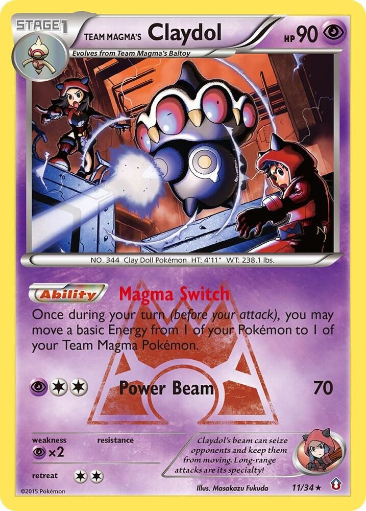 Team Magmas Claydol