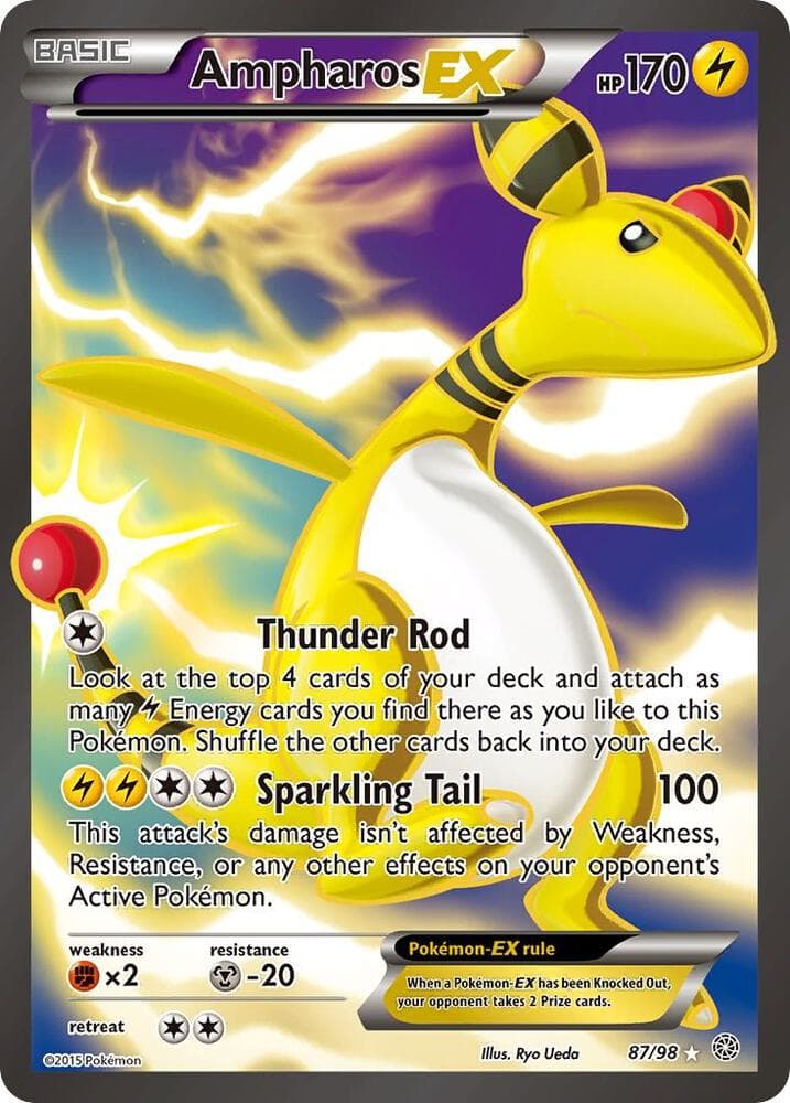 Ampharos EX 87 Full Art