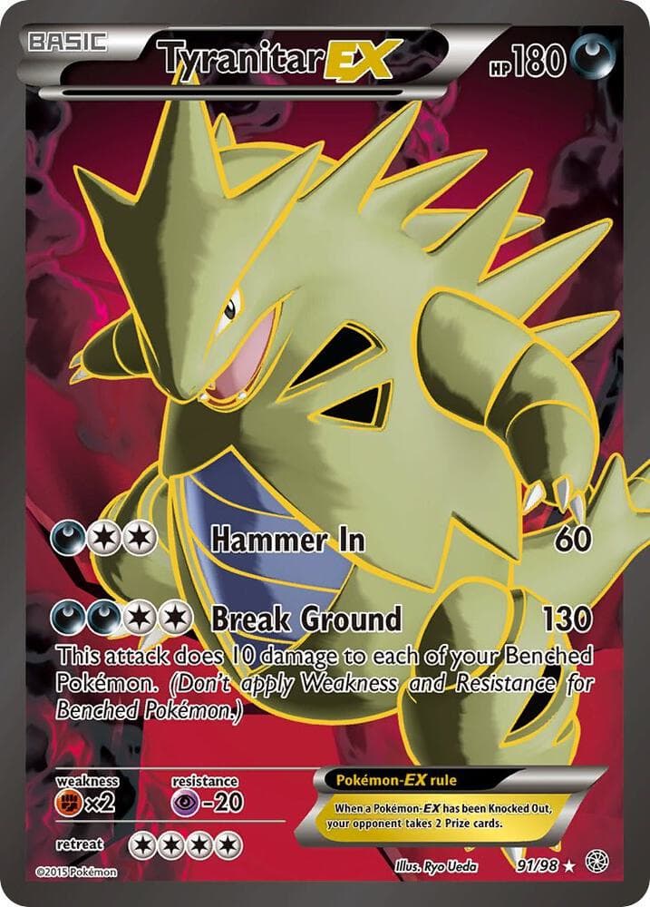 Tyranitar EX 91 Full Art