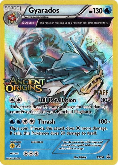 Gyarados XY60 Prerelease Staff