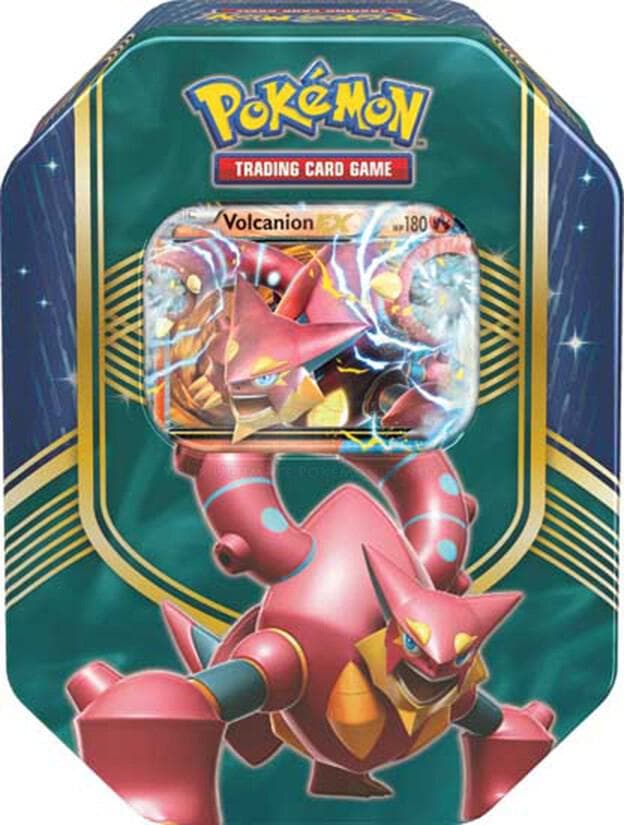 Battle Heart Tin Volcanion EX