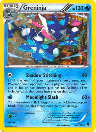 Greninja 40 122 XY BREAKpoint