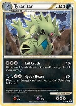 Tyranitar 26 95 HGSS Unleashed