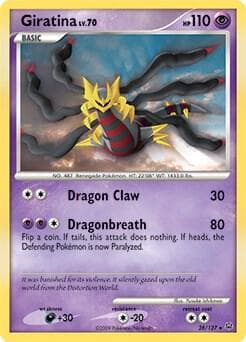 Giratina Lv 70 28 127 DPPt Platinum