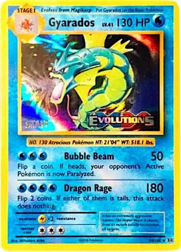Gyarados 34 108 Prerelease Staff