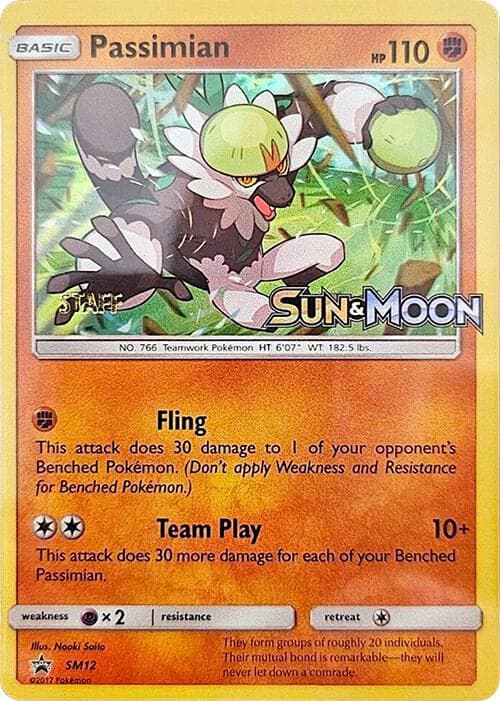 Passimian SM12 Prerelease Staff
