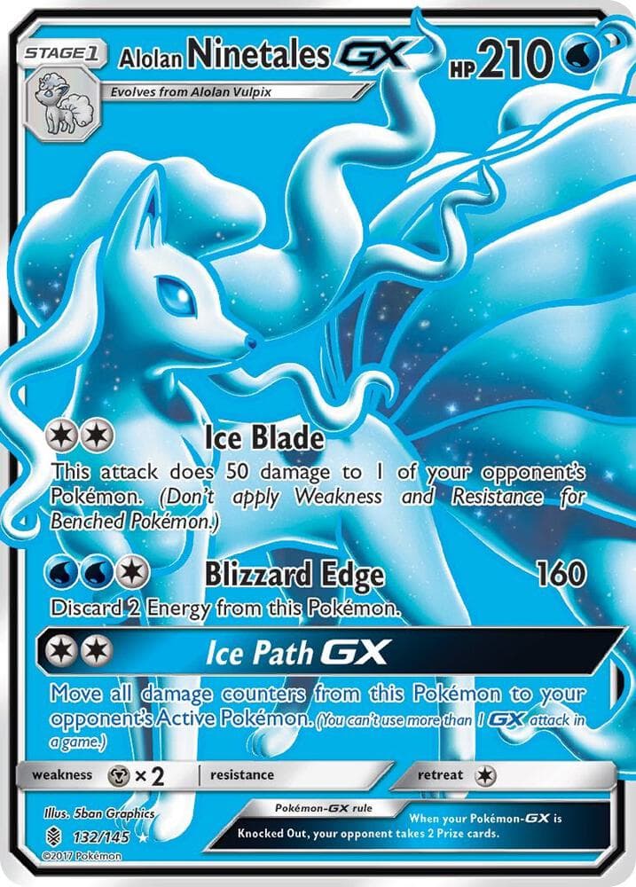 Alolan Ninetales GX Full Art
