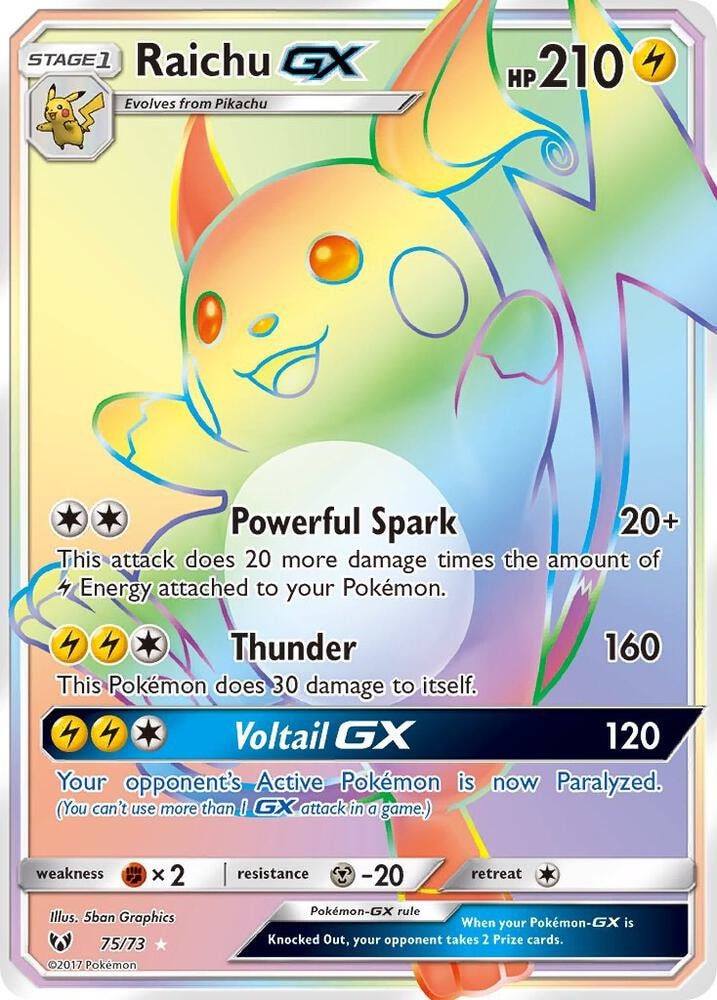 Raichu GX Secret