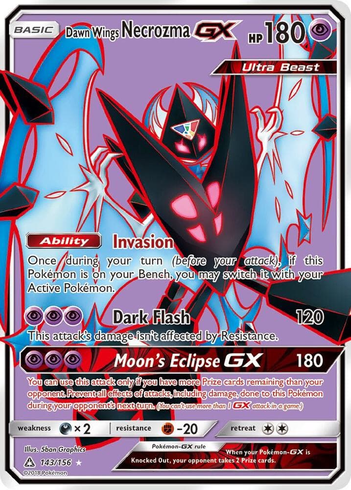 Dawn Wings Necrozma GX Full Art