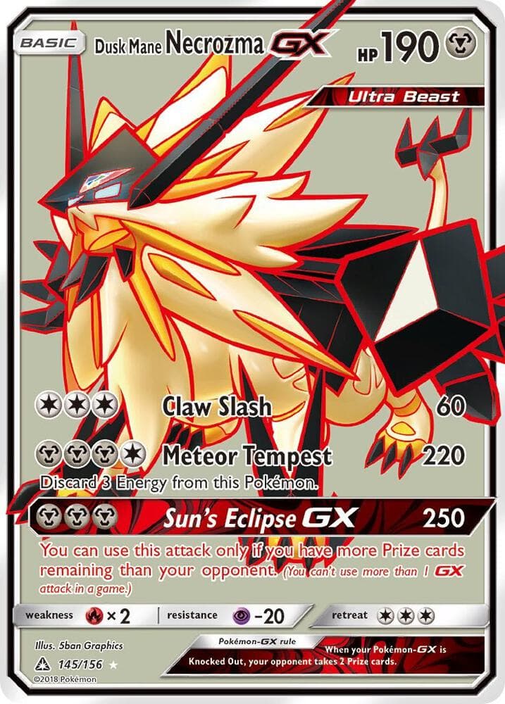 Dusk Mane Necrozma GX Full Art