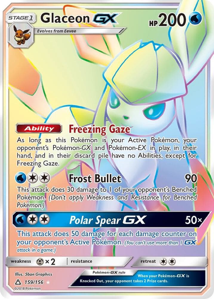 Glaceon GX Secret Rare
