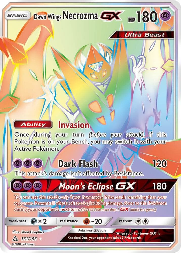 Dawn Wings Necrozma GX Secret Rare