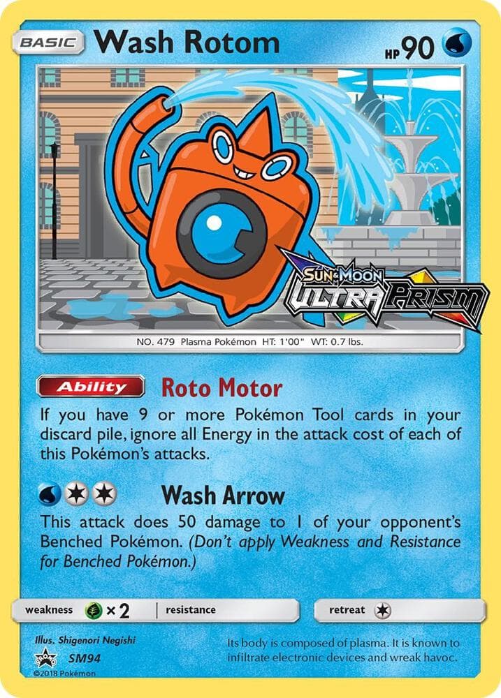 Wash Rotom SM94 Prerelease