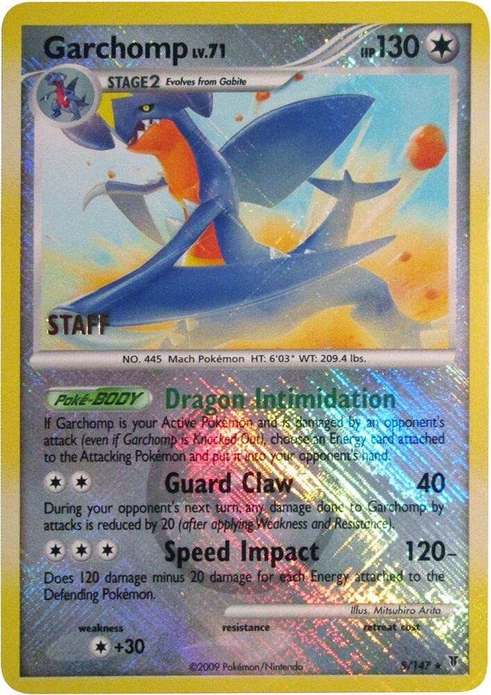 Garchomp 5 147 Championship Promo Staff