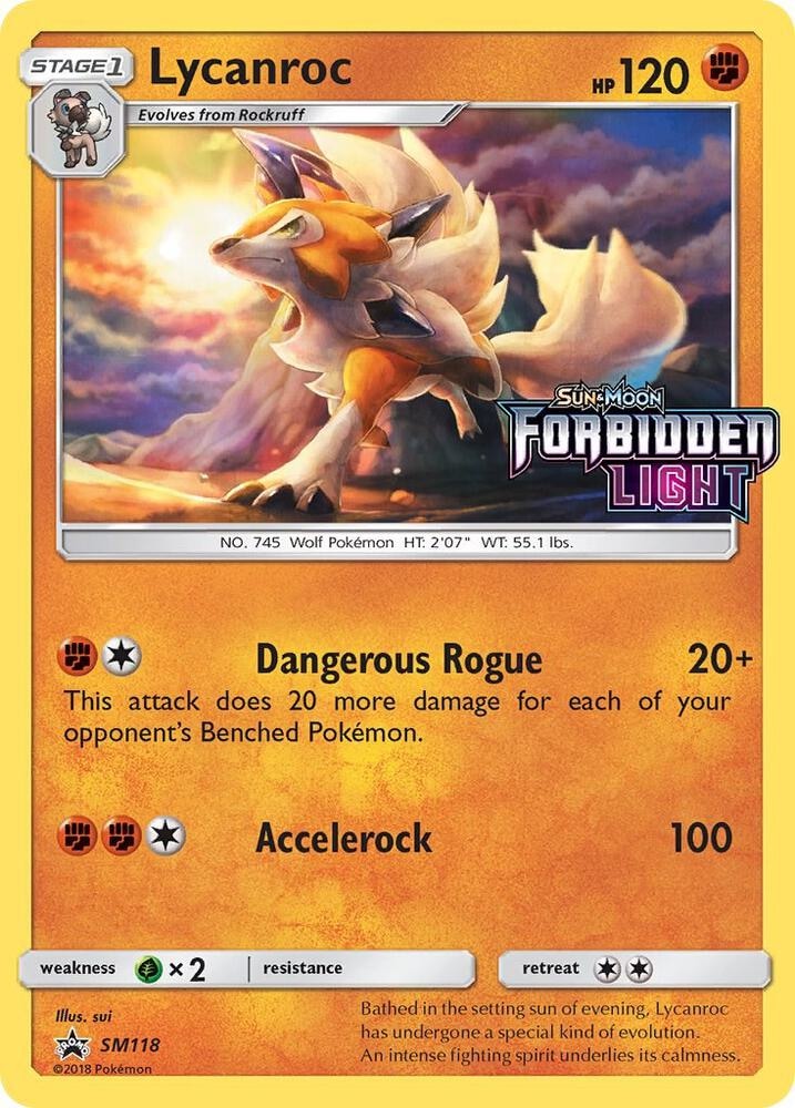 Lycanroc SM118 Prerelease