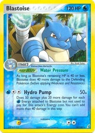 Blastoise 14 100 EX Crystal Guardians
