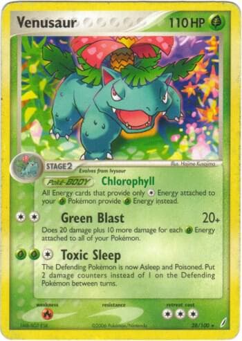 Venusaur 28 100 EX Crystal Guardians