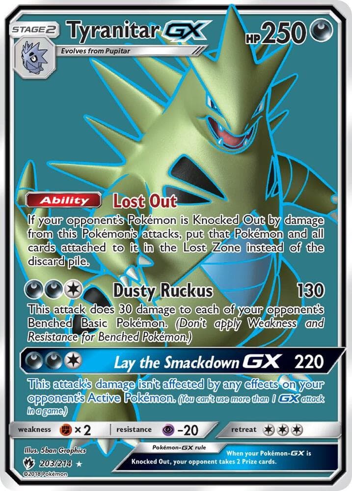 Tyranitar GX Full Art
