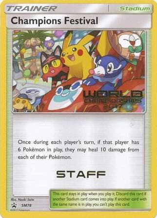 Champions Festival SM78 World Championships 2017 Staff
