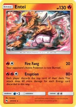 Entei 47 214 SM Lost Thunder