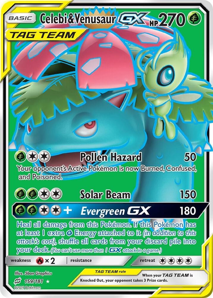 Celebi & Venusaur GX Full Art