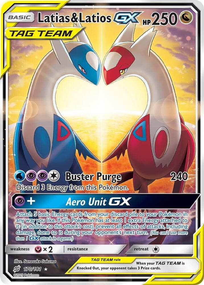 Latias & Latios GX Alternate Full Art
