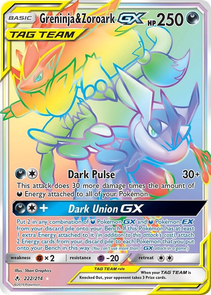 Greninja & Zoroark GX Secret