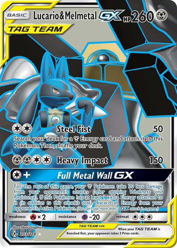 Lucario & Melmetal GX Full Art
