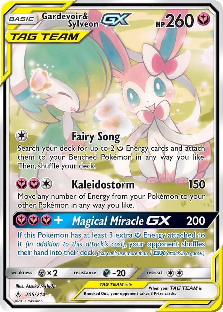 Gardevoir & Sylveon GX 205 Alternate Full Art