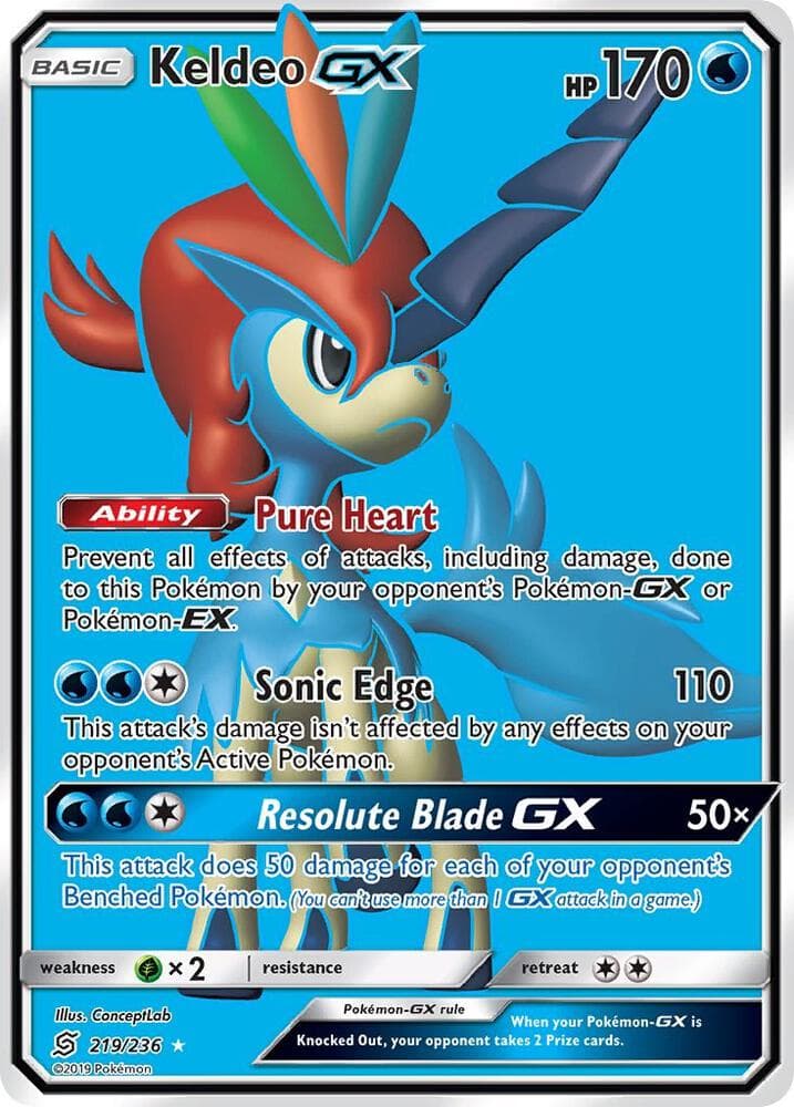Keldeo GX Full Art
