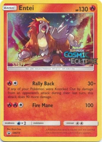 Entei SM219 Prerelease Staff