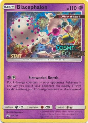 Blacephalon SM221 Prerelease Staff