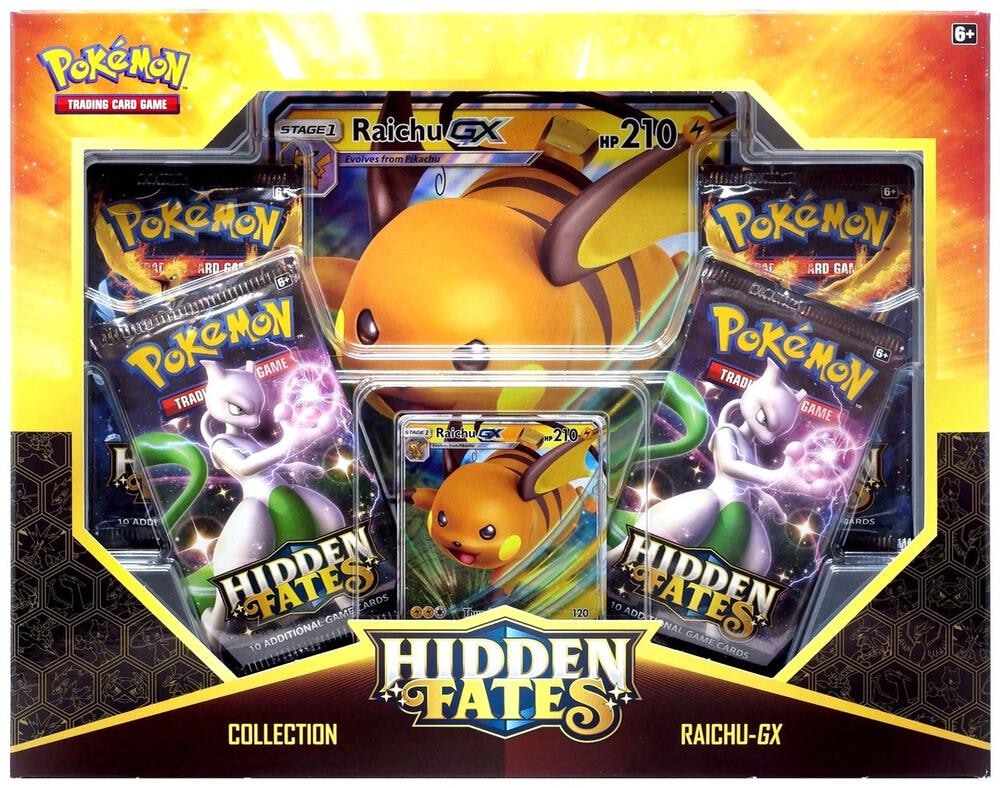 Hidden Fates Collection Raichu GX