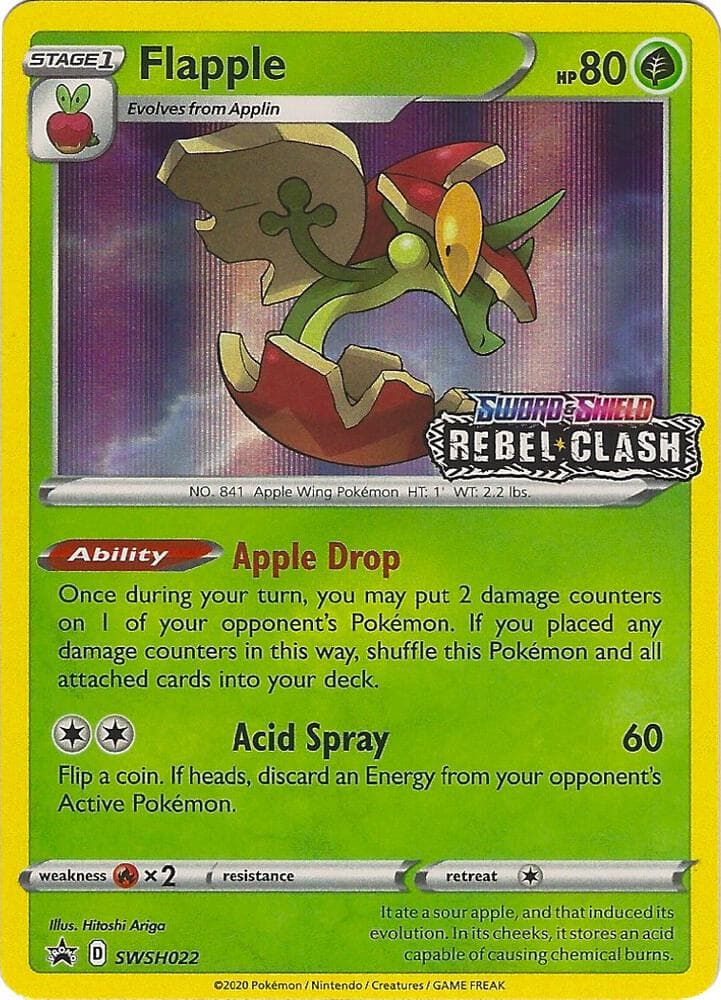 Flapple SWSH022 Prerelease