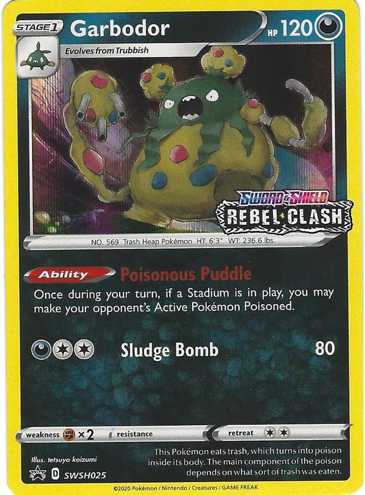 Garbodor SWSH025 Prerelease