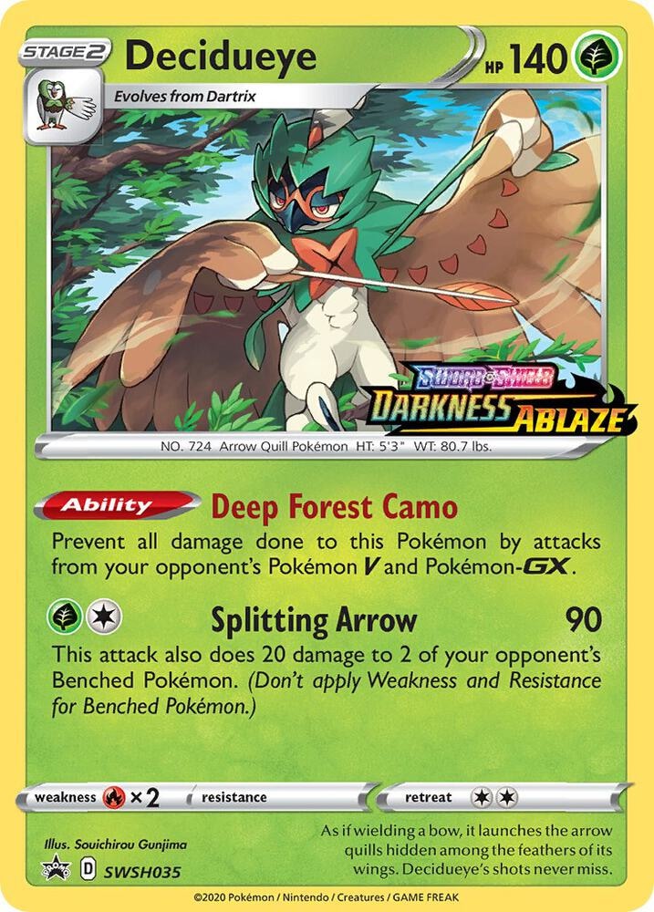 Decidueye SWSH035 Prerelease