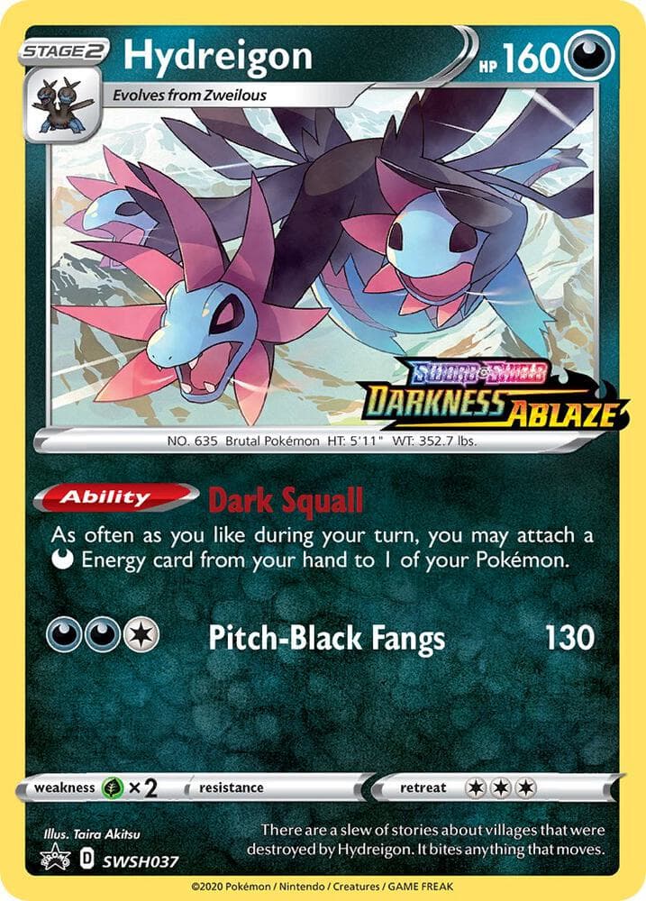 Hydreigon SWSH037 Prerelease