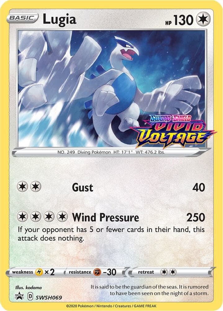 Lugia SWSH069 Prerelease