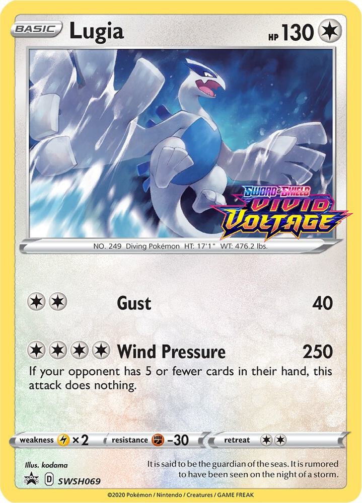 Lugia SWSH069 Prerelease