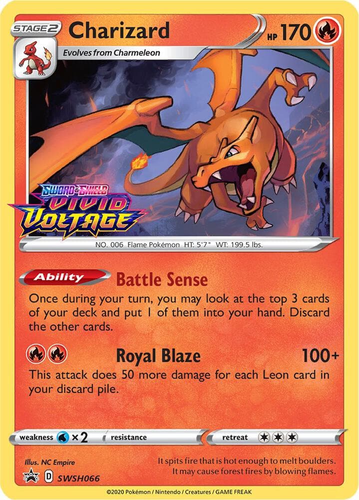 Charizard SWSH066 Prerelease