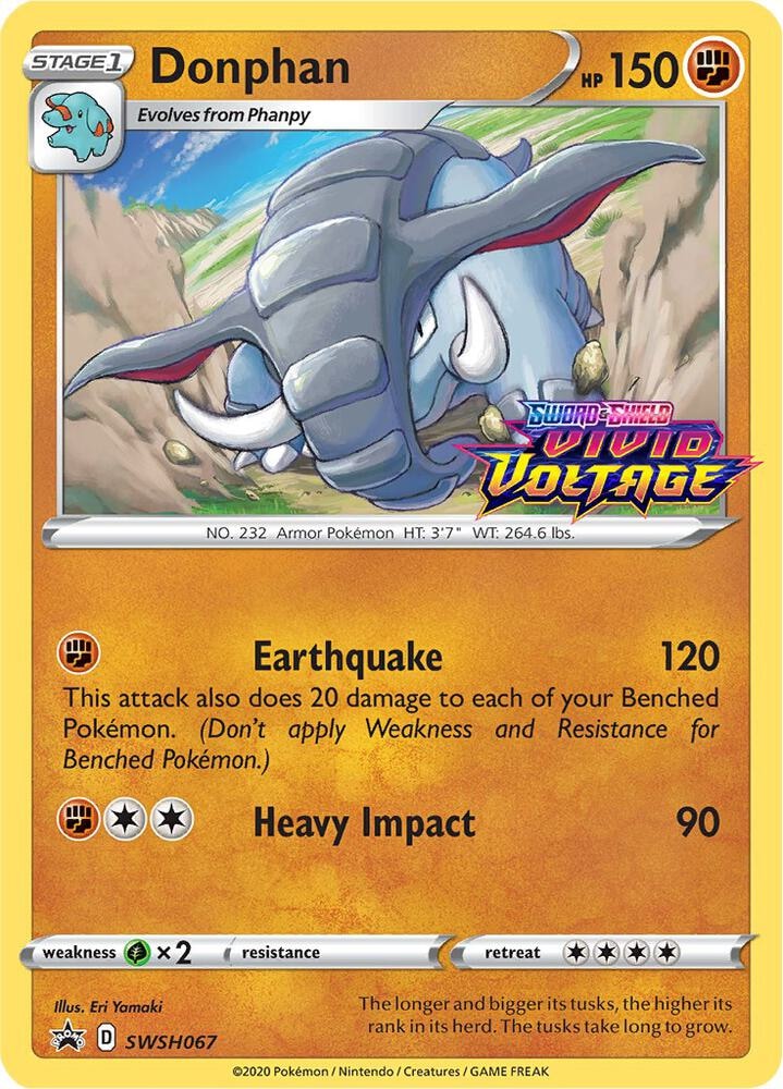 Donphan SWSH067 Prerelease