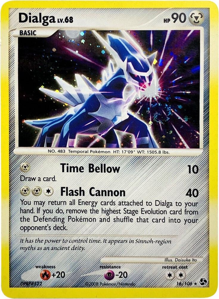 Dialga 16 106 Cosmos Holo