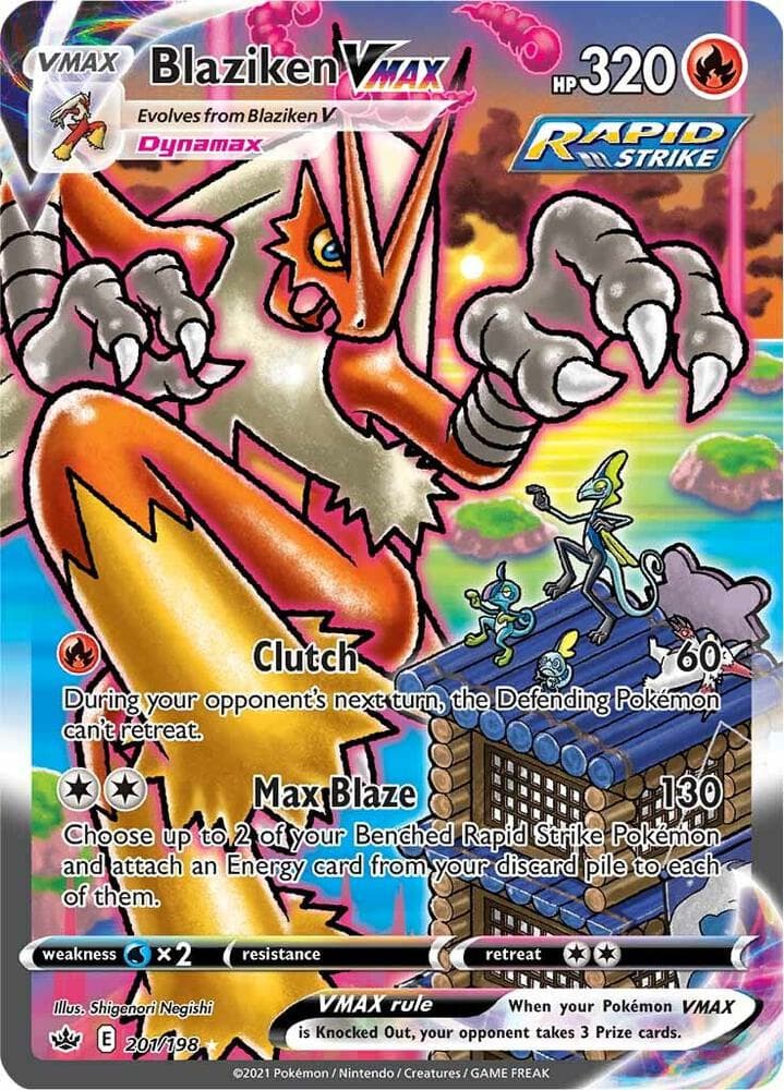 Blaziken VMAX Alternate Art Secret