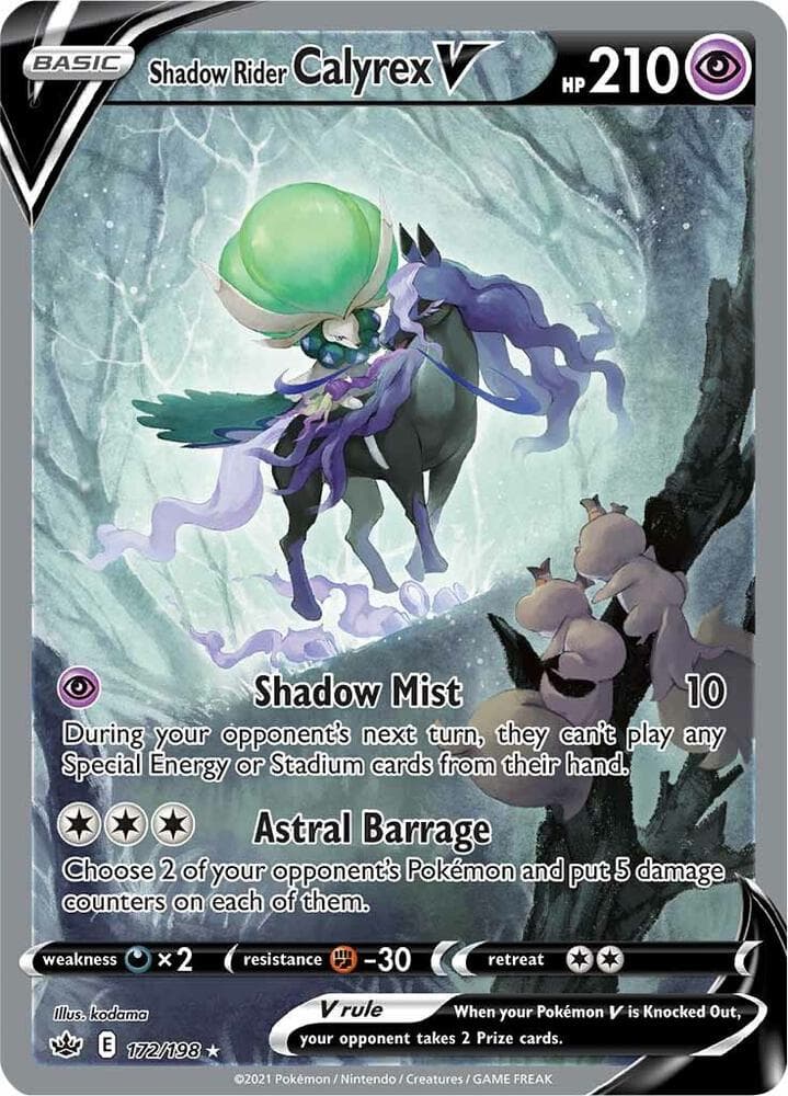 Shadow Rider Calyrex V Alternate Full Art