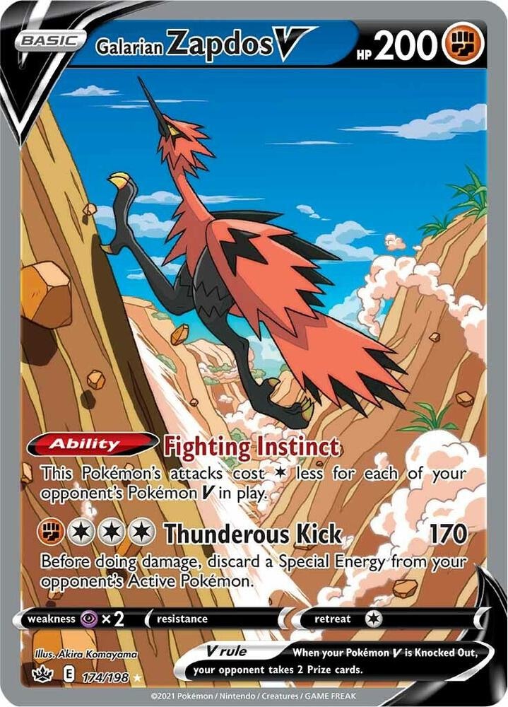 Galarian Zapdos V Alternate Full Art