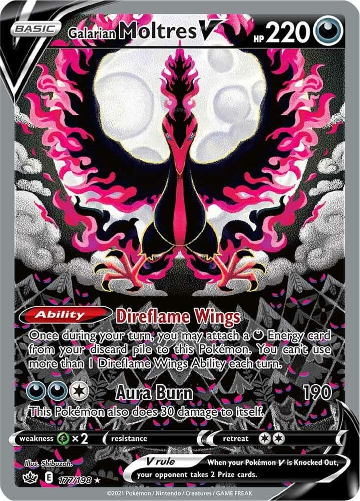Galarian Moltres V Alternate Full Art