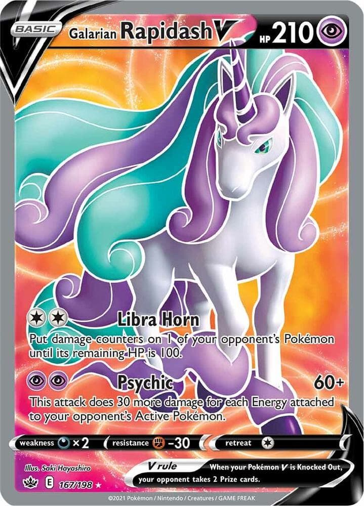 Galarian Rapidash V Full Art