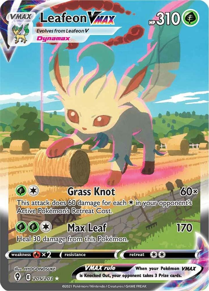 Leafeon VMAX Alternate Art Secret